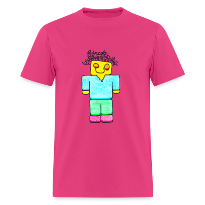 DC26 Lincoln's "Mine Craft Me" T-shirt - fuchsia