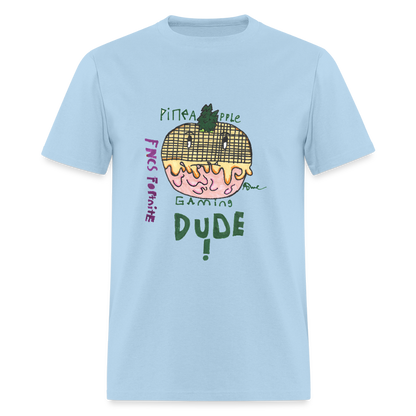 DC25 Asher's "Pineapple Gaming" T-Shirt - powder blue