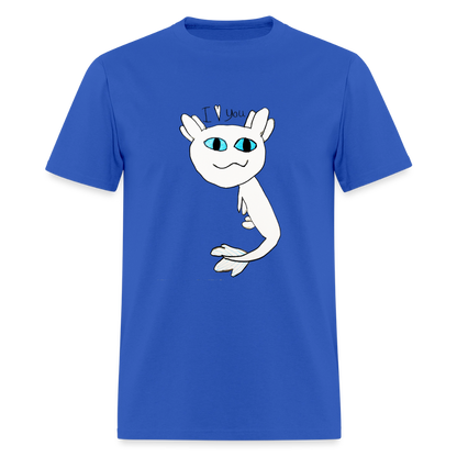 DC26 Evelyn's "Axolot Lovel" T-shirt - royal blue