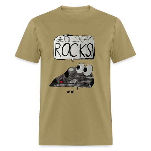 DC25 Parker's "Geology Rocks" T-Shirt - khaki