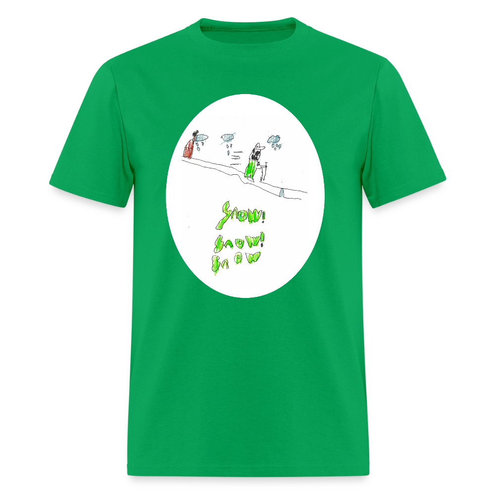 DC26 Peter's "Snow Snow Snow" T-shirt - bright green