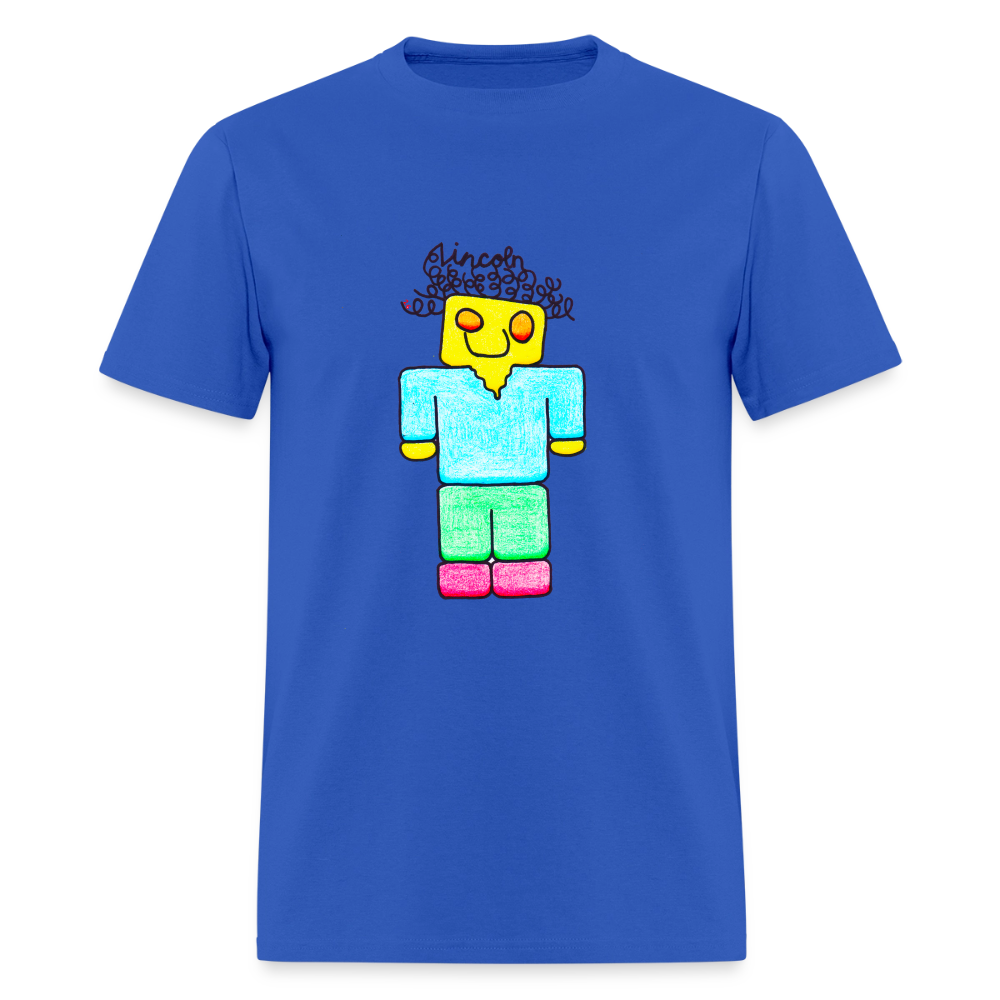 DC26 Lincoln's "Mine Craft Me" T-shirt - royal blue