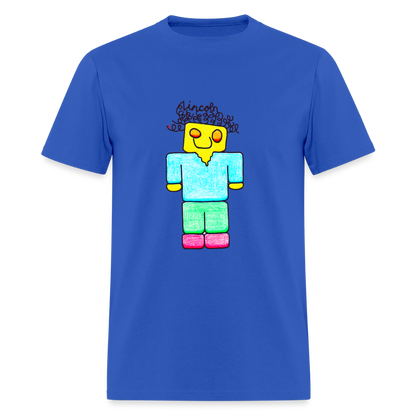DC26 Lincoln's "Mine Craft Me" T-shirt - royal blue