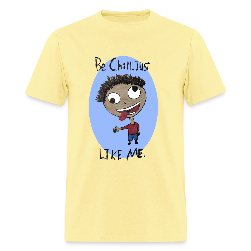 DC26 Anthony's "Be Chill" T-shirt - cornsilk
