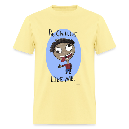 DC26 Anthony's "Be Chill" T-shirt - cornsilk