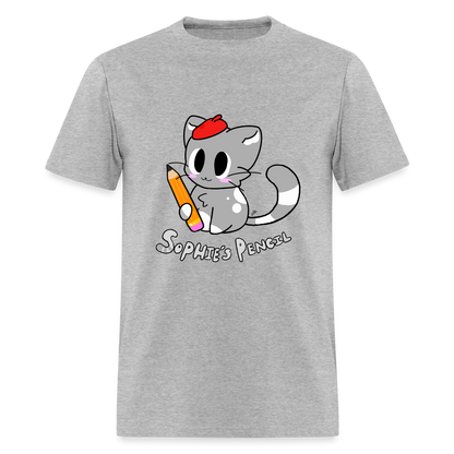 DC26 "Sophie's Pencil" T-shirt - heather gray