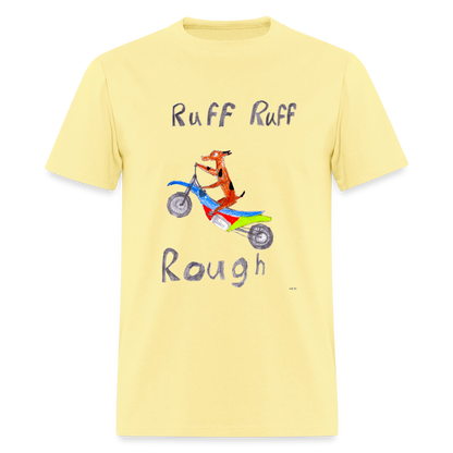 DC26 Levi's "Ruff Ruff Rough" T-shirt - cornsilk