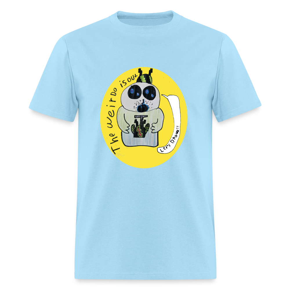 DC26 Axel's "Weirdo" T-shirt - powder blue