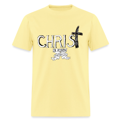 DC26 Parker's "Christ is Risen!" T-shirt - cornsilk
