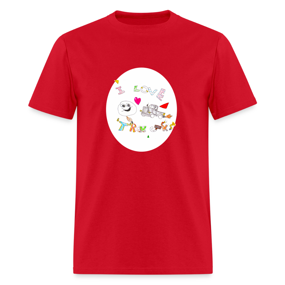 DC26 Victor's "Love Trucks" T-shirt - red