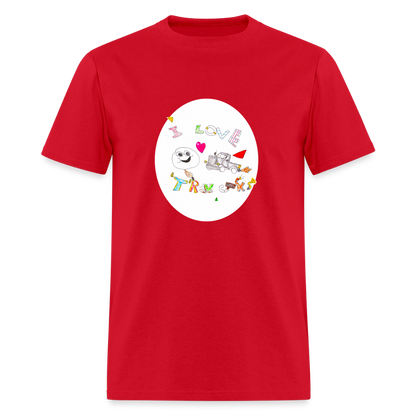 DC26 Victor's "Love Trucks" T-shirt - red