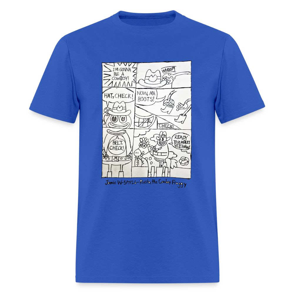 DC26 Jamie's "Cowboy Froggie" T-shirt - royal blue