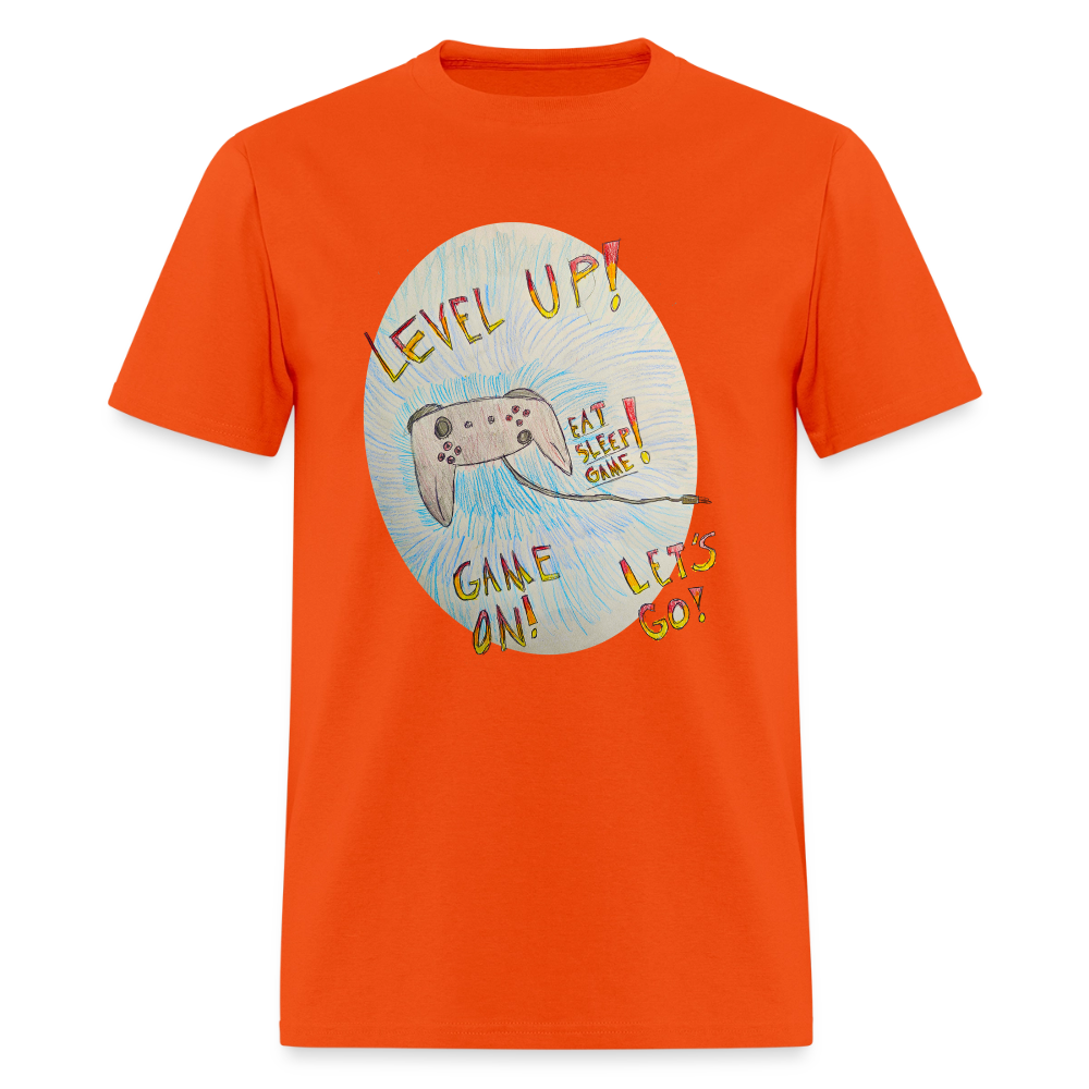 DC26 Wyatt's "Level Up!" T-shirt - orange