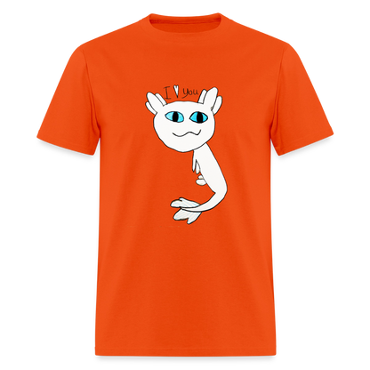 DC26 Evelyn's "Axolot Lovel" T-shirt - orange
