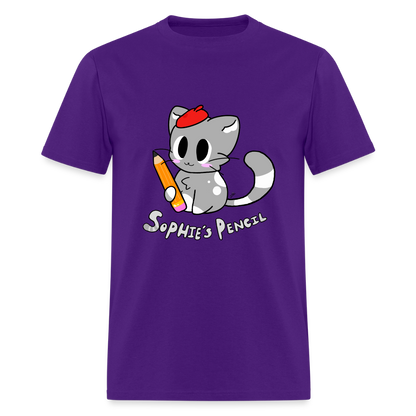 DC26 "Sophie's Pencil" T-shirt - purple