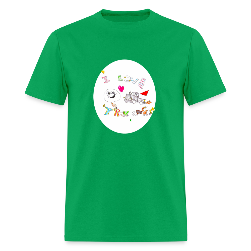 DC26 Victor's "Love Trucks" T-shirt - bright green