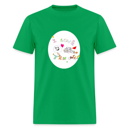 DC26 Victor's "Love Trucks" T-shirt - bright green