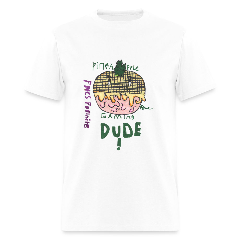 DC25 Asher's "Pineapple Gaming" T-Shirt - white