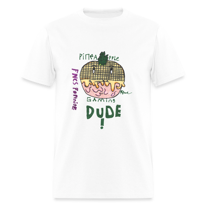 DC25 Asher's "Pineapple Gaming" T-Shirt - white