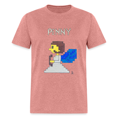 DC25 Sophie's "8-bit Penny" T-Shirt - heather mauve