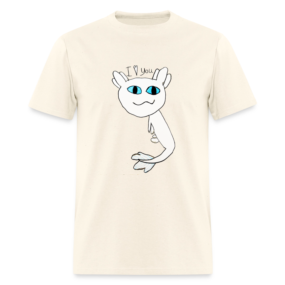 DC26 Evelyn's "Axolot Lovel" T-shirt - sweet cream heather
