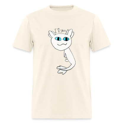 DC26 Evelyn's "Axolot Lovel" T-shirt - sweet cream heather