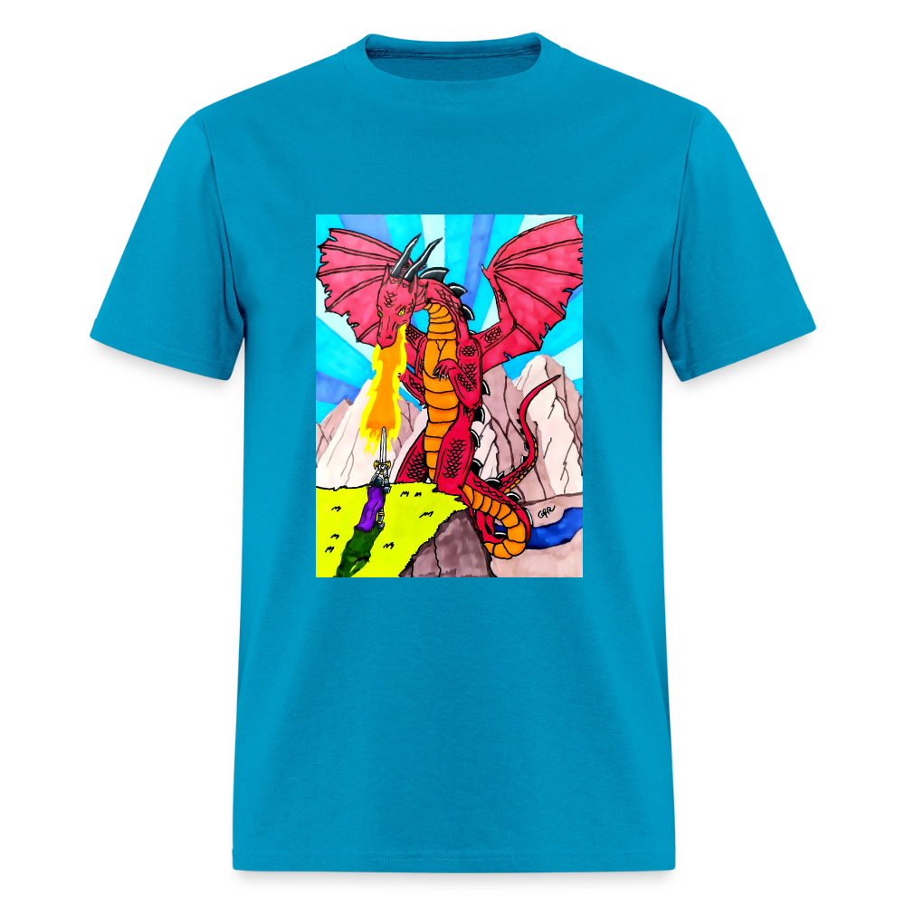 DC26 Gideon's "Dragon Fire" T-shirt - turquoise