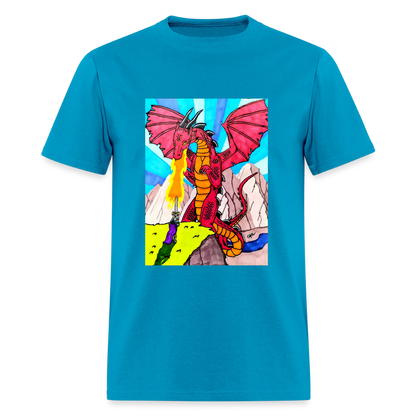 DC26 Gideon's "Dragon Fire" T-shirt - turquoise