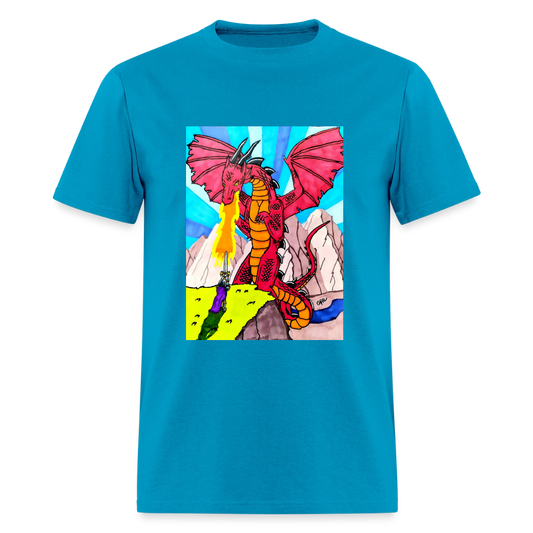 DC26 Gideon's "Dragon Fire" T-shirt - turquoise