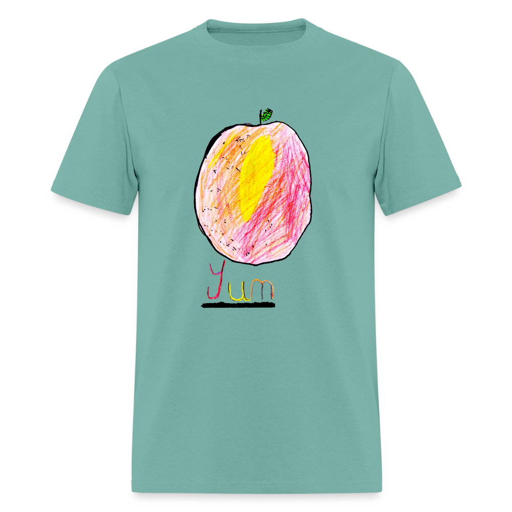DC26 Tessa's "Yum" T-shirt - aquatic