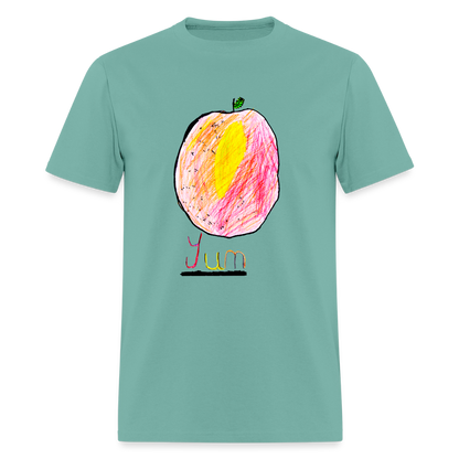 DC26 Tessa's "Yum" T-shirt - aquatic