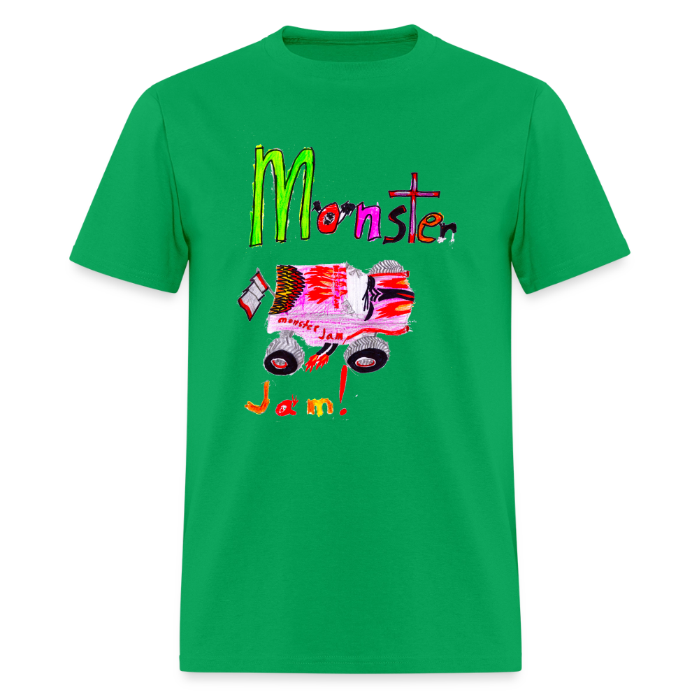 DC26 Eric's "Monster Jam" T-shirt - bright green