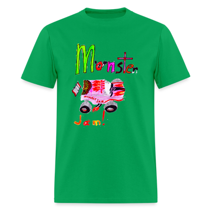 DC26 Eric's "Monster Jam" T-shirt - bright green