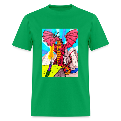 DC26 Gideon's "Dragon Fire" T-shirt - bright green