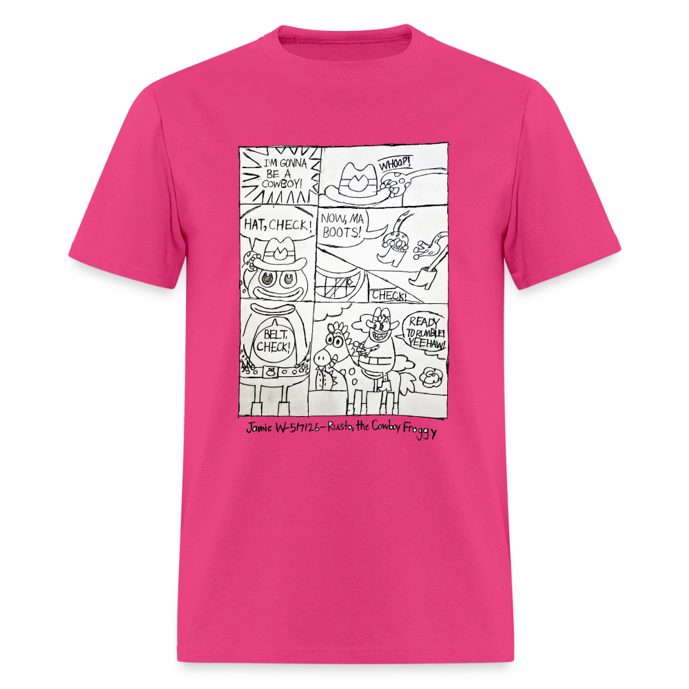 DC26 Jamie's "Cowboy Froggie" T-shirt - fuchsia