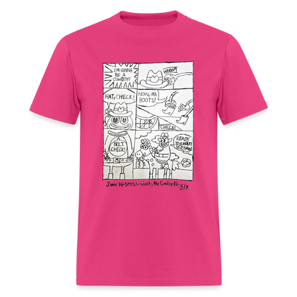 DC26 Jamie's "Cowboy Froggie" T-shirt - fuchsia