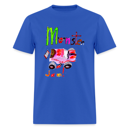 DC26 Eric's "Monster Jam" T-shirt - royal blue
