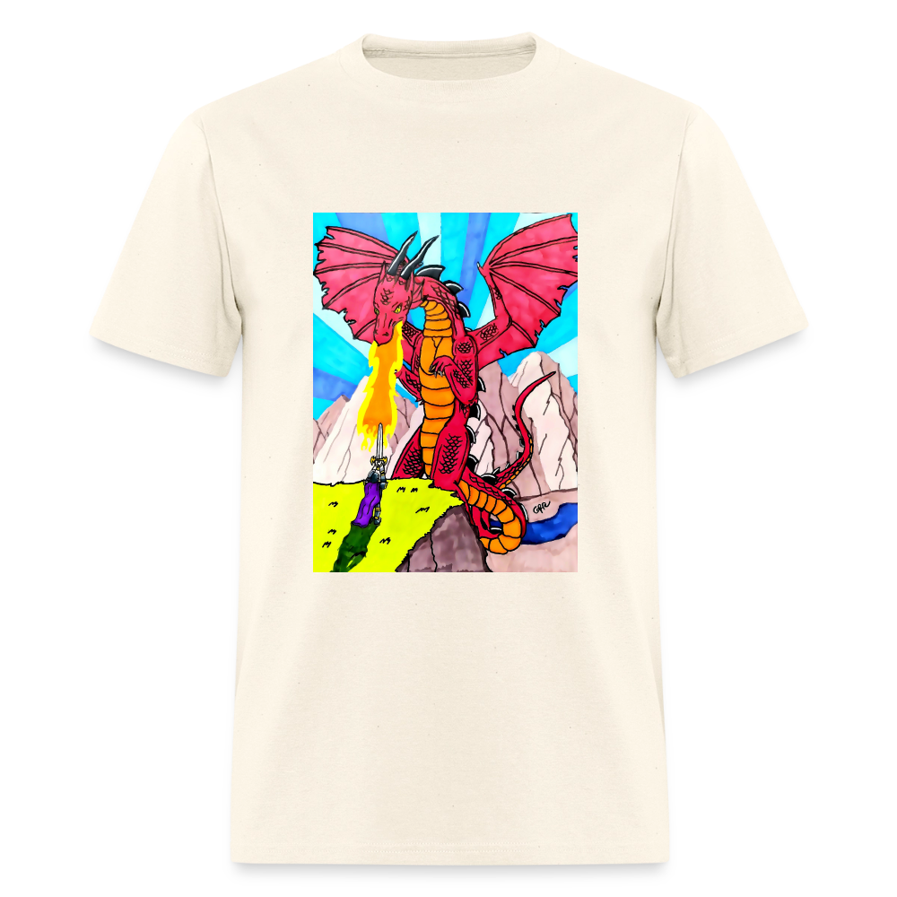 DC26 Gideon's "Dragon Fire" T-shirt - sweet cream heather