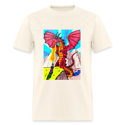 DC26 Gideon's "Dragon Fire" T-shirt - sweet cream heather