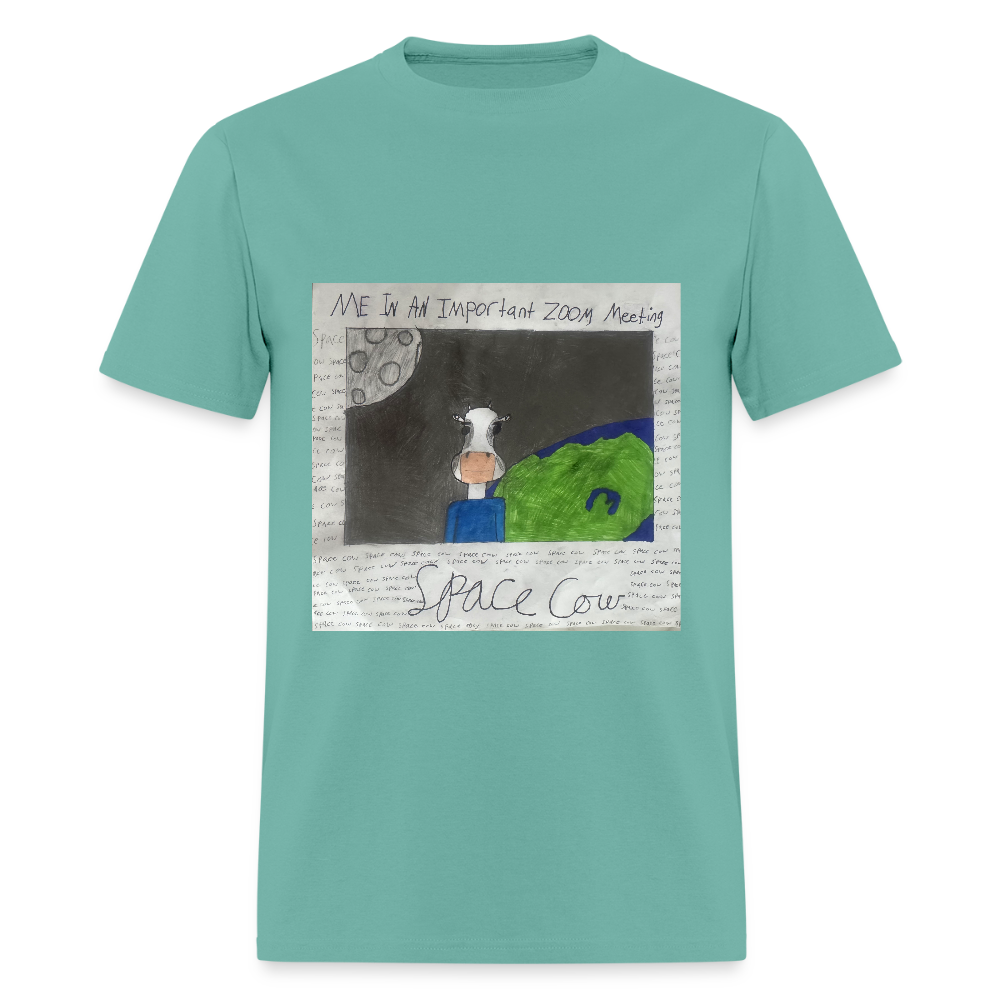 DC25 Blake's "Space Cow" T-Shirt - aquatic