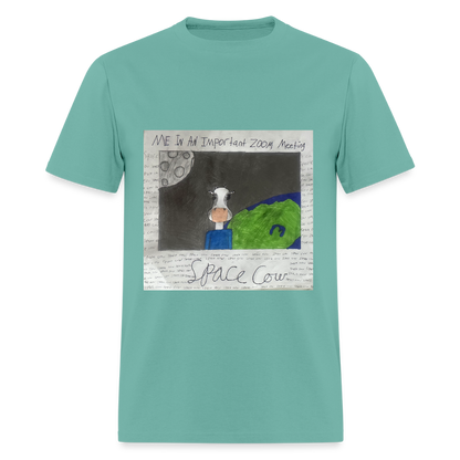 DC25 Blake's "Space Cow" T-Shirt - aquatic