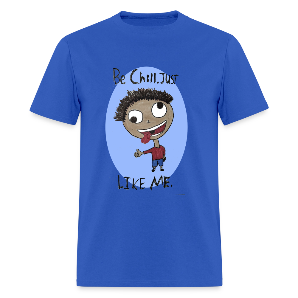 DC26 Anthony's "Be Chill" T-shirt - royal blue