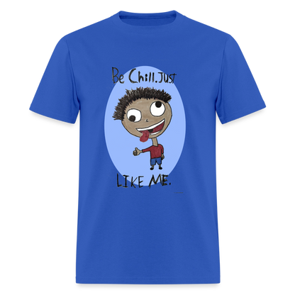 DC26 Anthony's "Be Chill" T-shirt - royal blue