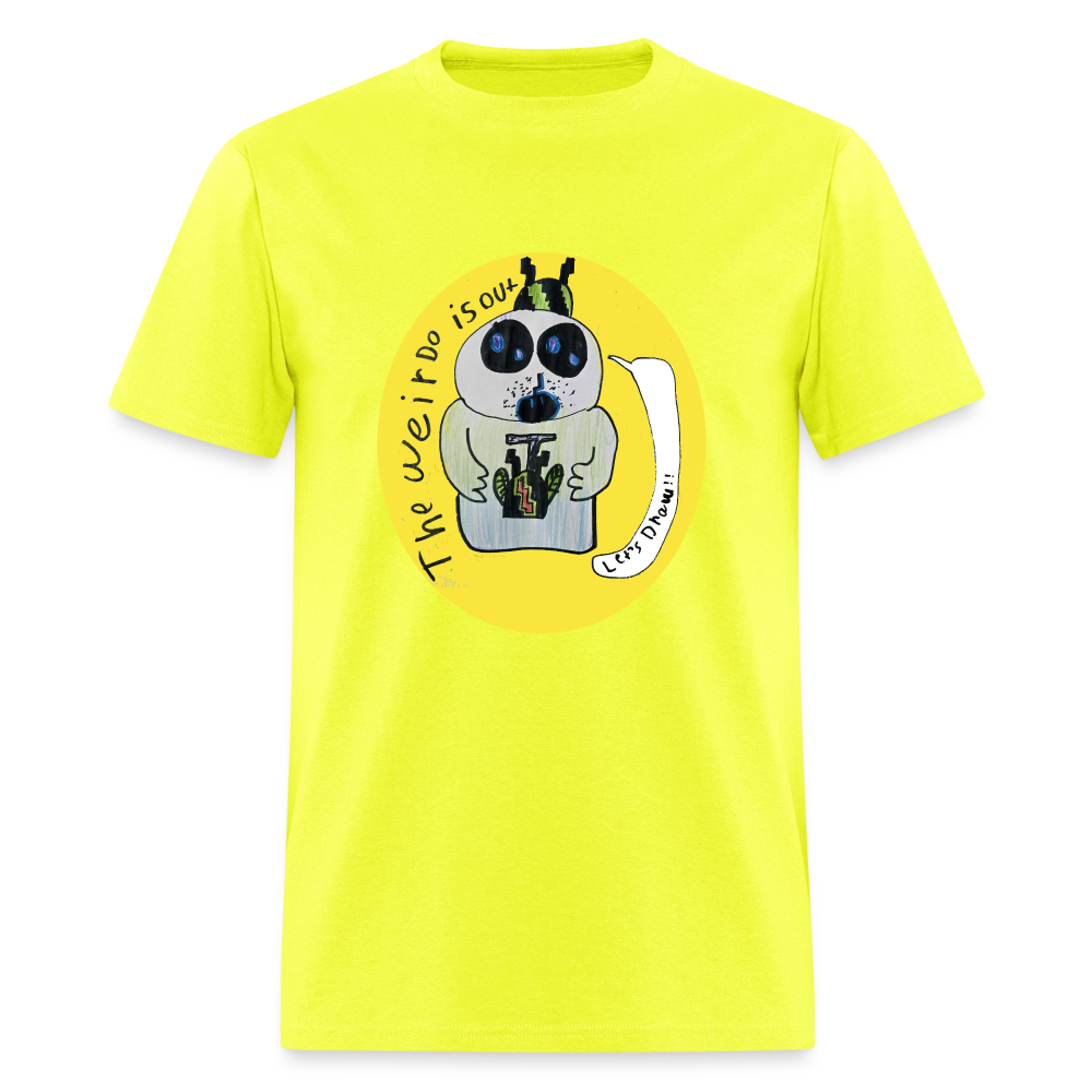 DC26 Axel's "Weirdo" T-shirt - safety green