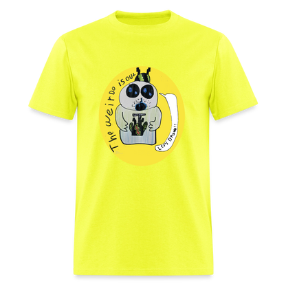 DC26 Axel's "Weirdo" T-shirt - safety green