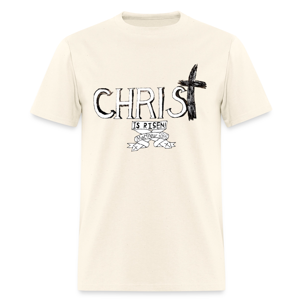 DC26 Parker's "Christ is Risen!" T-shirt - sweet cream heather
