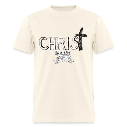 DC26 Parker's "Christ is Risen!" T-shirt - sweet cream heather