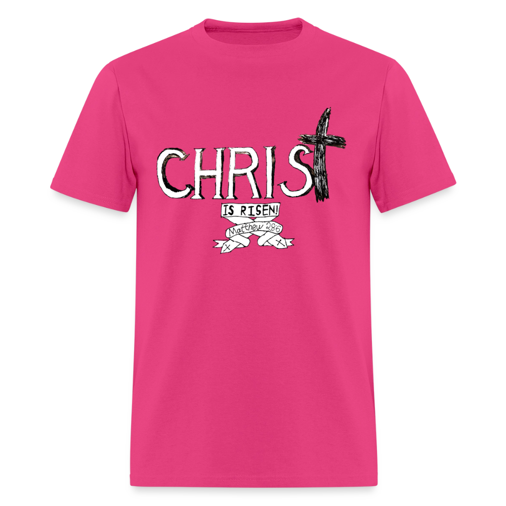DC26 Parker's "Christ is Risen!" T-shirt - fuchsia