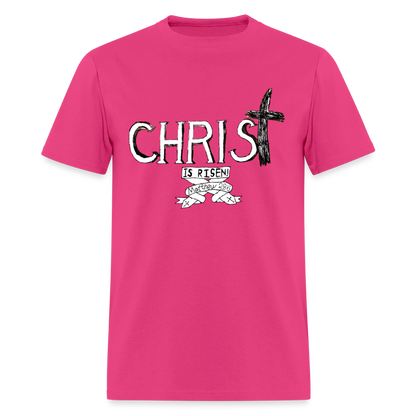 DC26 Parker's "Christ is Risen!" T-shirt - fuchsia