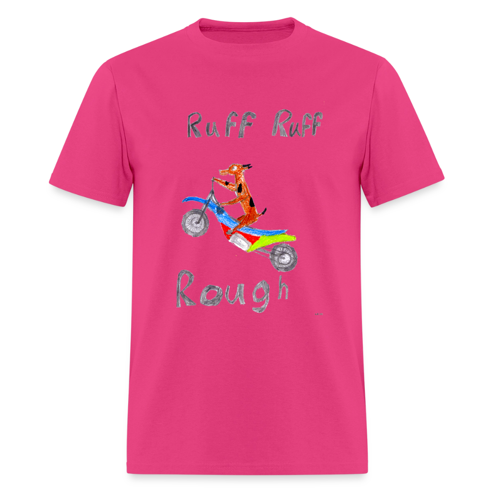 DC26 Levi's "Ruff Ruff Rough" T-shirt - fuchsia